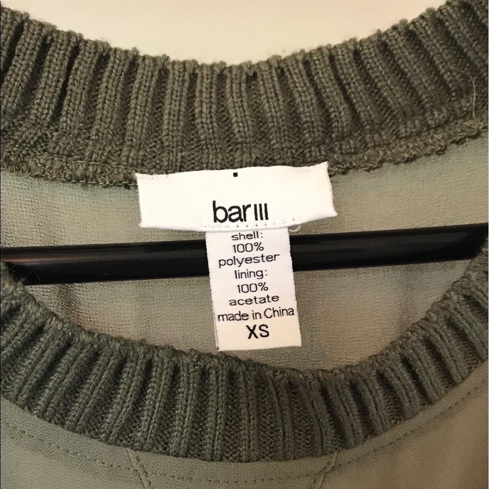 Bar III  Green High-Low dress - Picture 4 of 4