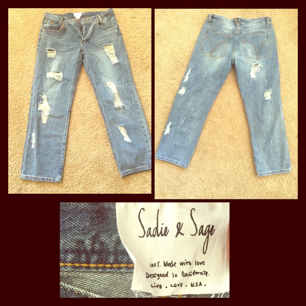 Brand new Boyfriend Jeans  Sz L