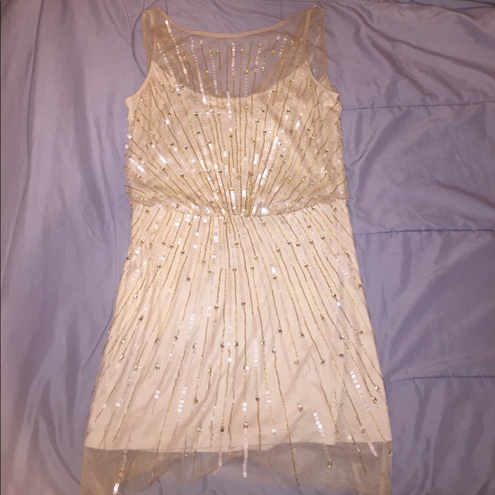 Free People Gold Dress