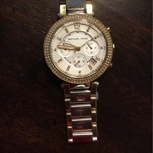 Michael Kors two tone watch