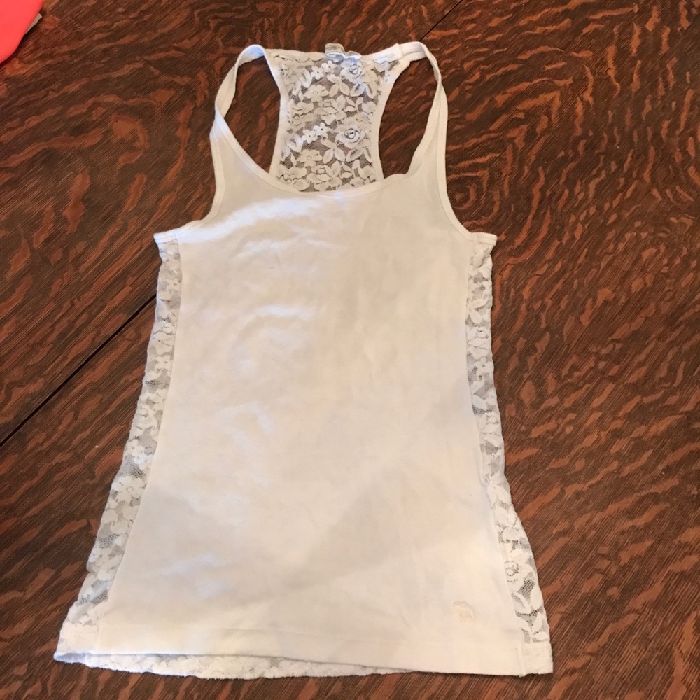 White love Abercrombie and Fitch tank
