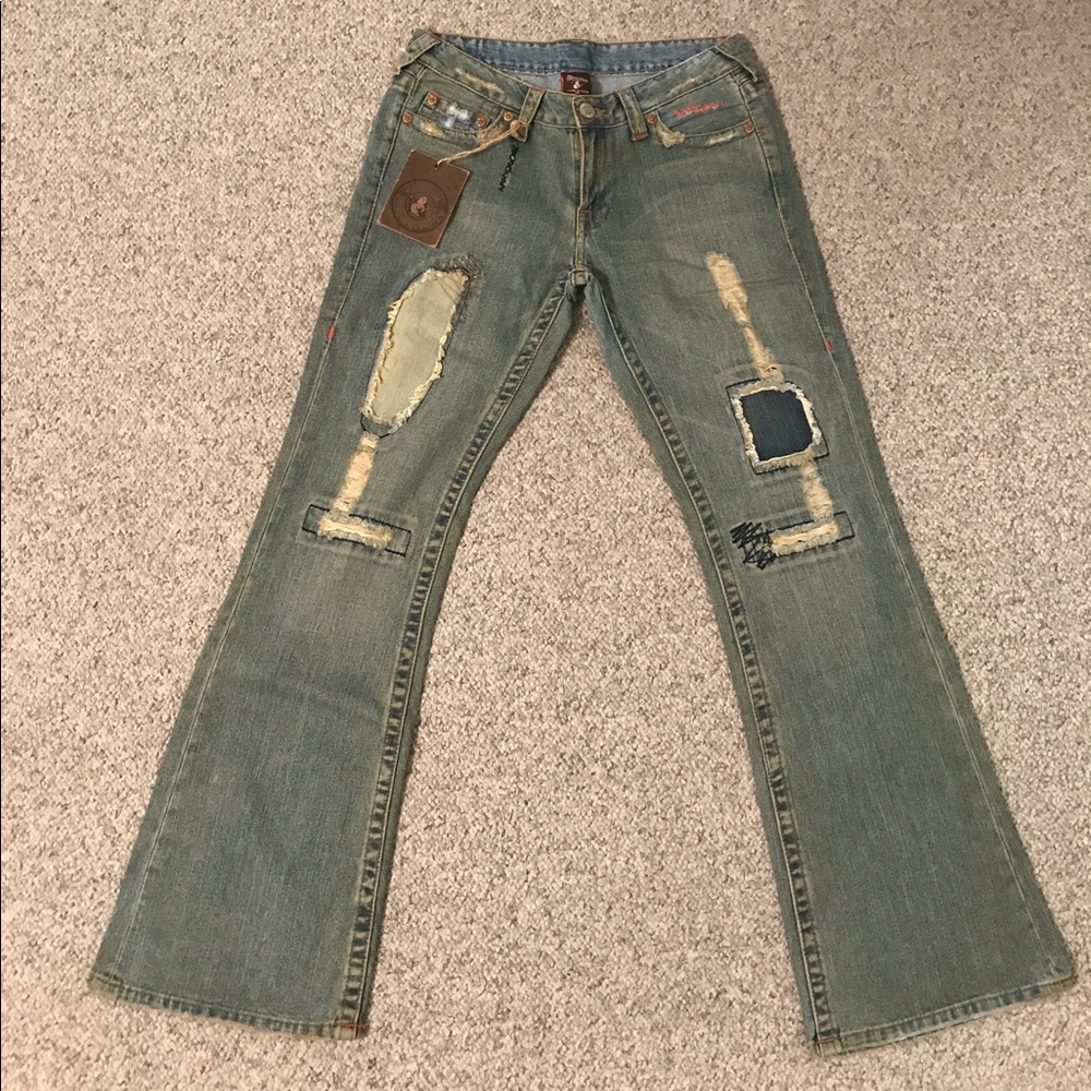 Brand new True Religion distressed jeans
