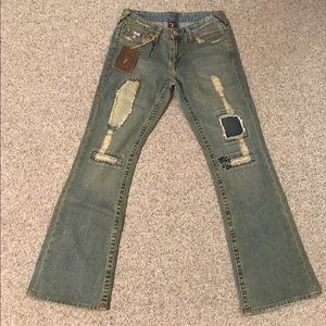Brand new True Religion distressed jeans