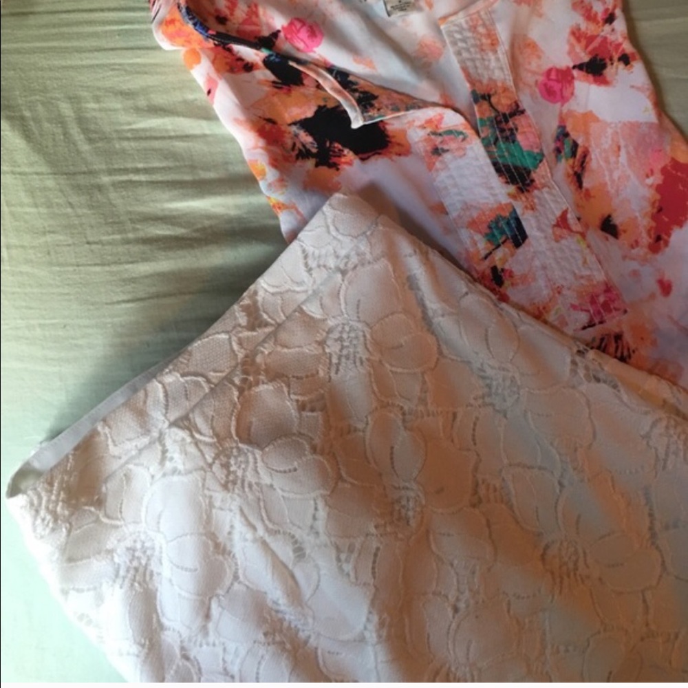 H&M Lace Floral Shorts