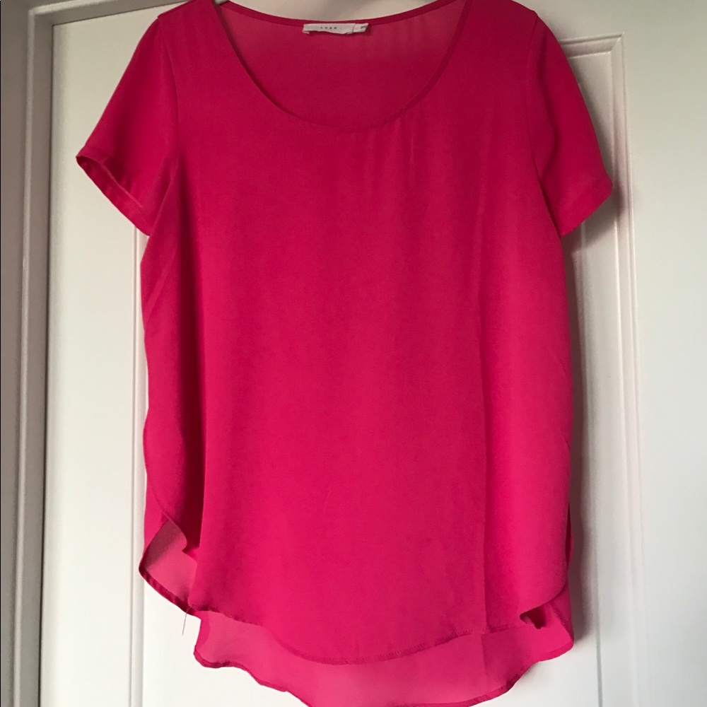 Women's hot pink blouse