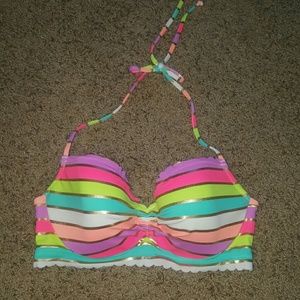 Victoria's Secret brightly colored swim top