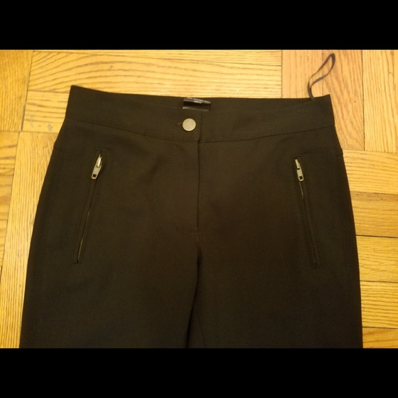 PRICE FIRM!!!!!Derek Lam wool& lambskin moto pants - Picture 3 of 8