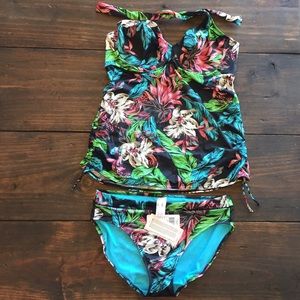 NWT Fantasie 36D underwire tankini Swim suit