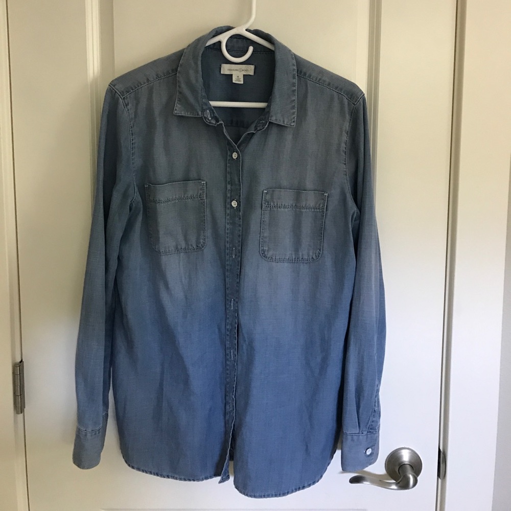 Denim Button Down Shirt