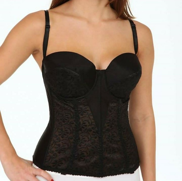 Carnival Creations Full Figure Tuxedo Torsolette - Picture 3 of 3