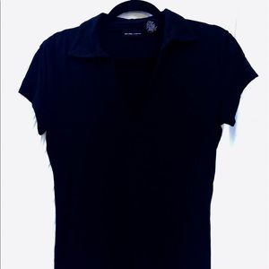 Dressbarn black polo perfect condition