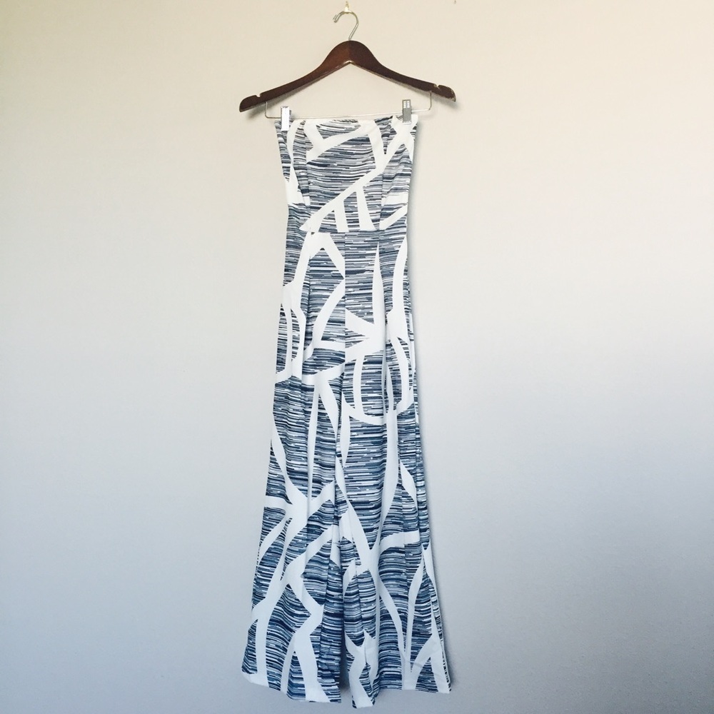 Blue & White Jumpsuit - Picture 3 of 5