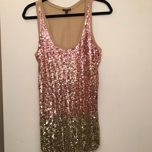 Ombré sequin top