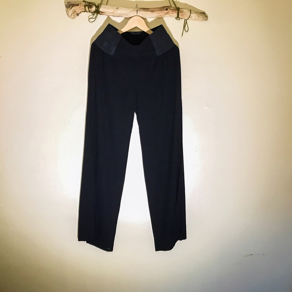 Sheer black pants