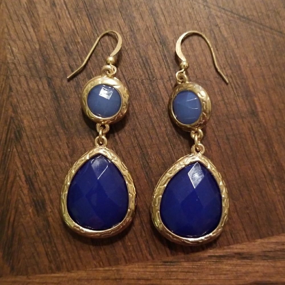 Blue earrings