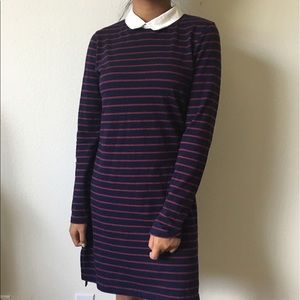 A shift long sleeve dress