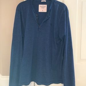 Blue long sleeve shirt