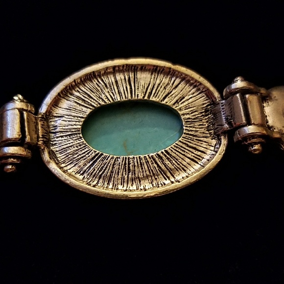 ⬇💙Beautiful Robins egg blue 3 stone bracelet 💙 - Picture 7 of 8