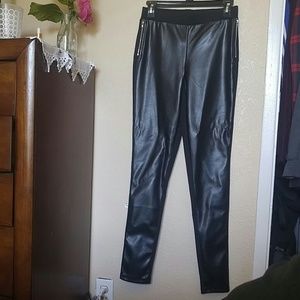 Forever 21 faux leather pants