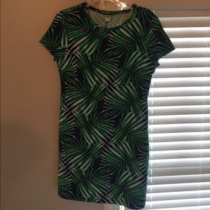 Fitted tee shirt dress