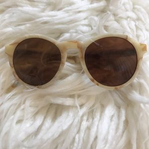 White marble electric sunglasses
