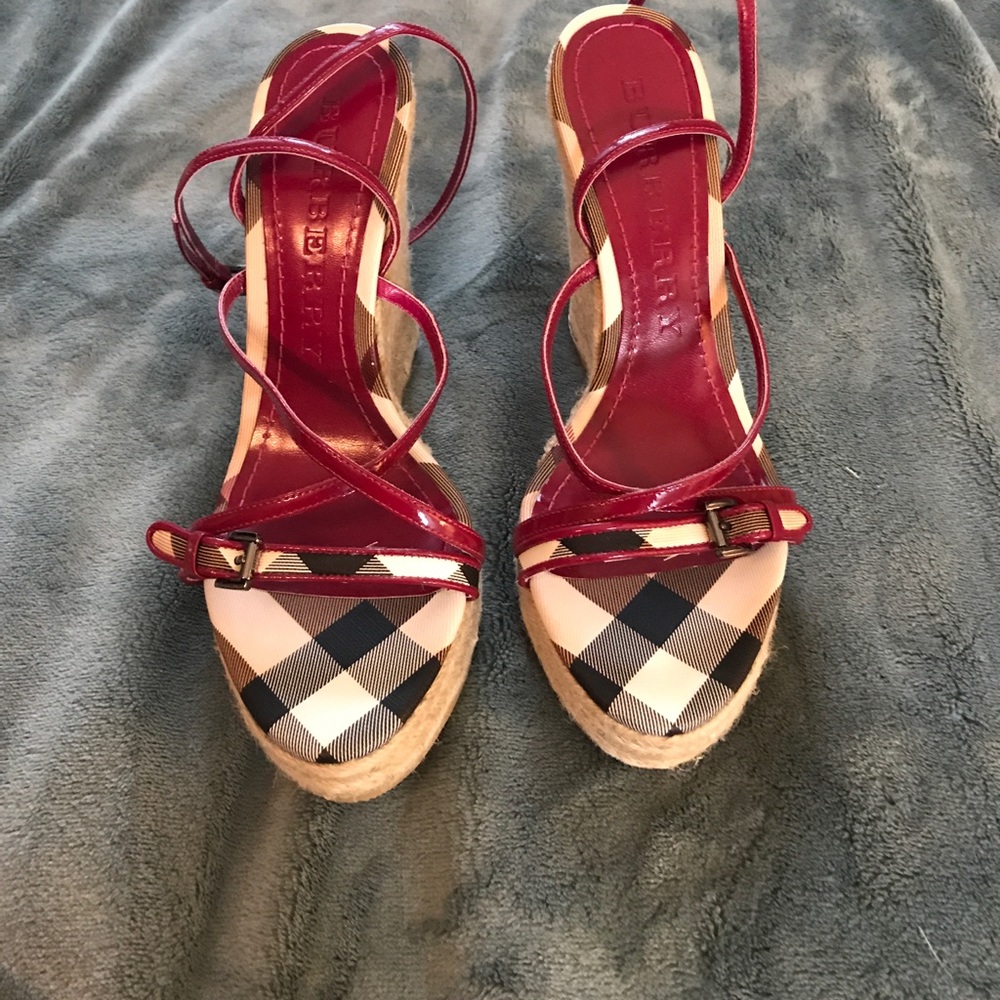 Burberry Espadrille Wedges