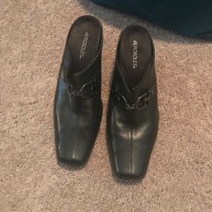 Aerosoles Black Mule