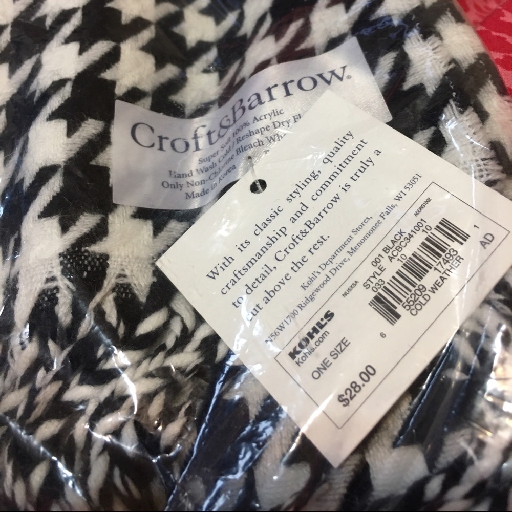 Houndstooth Scarf
