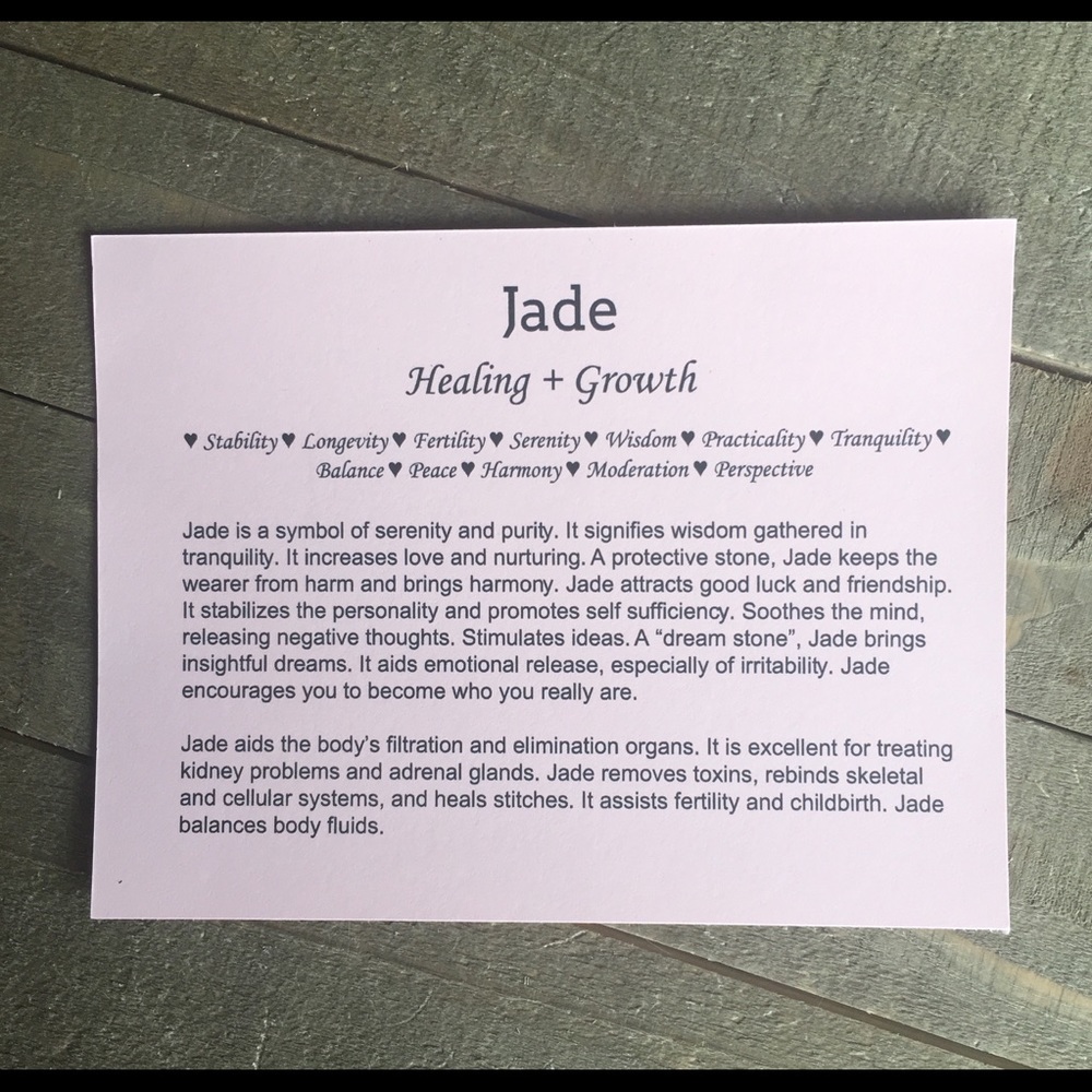 Moonstone and Green Jade Bracelet - Picture 3 of 4