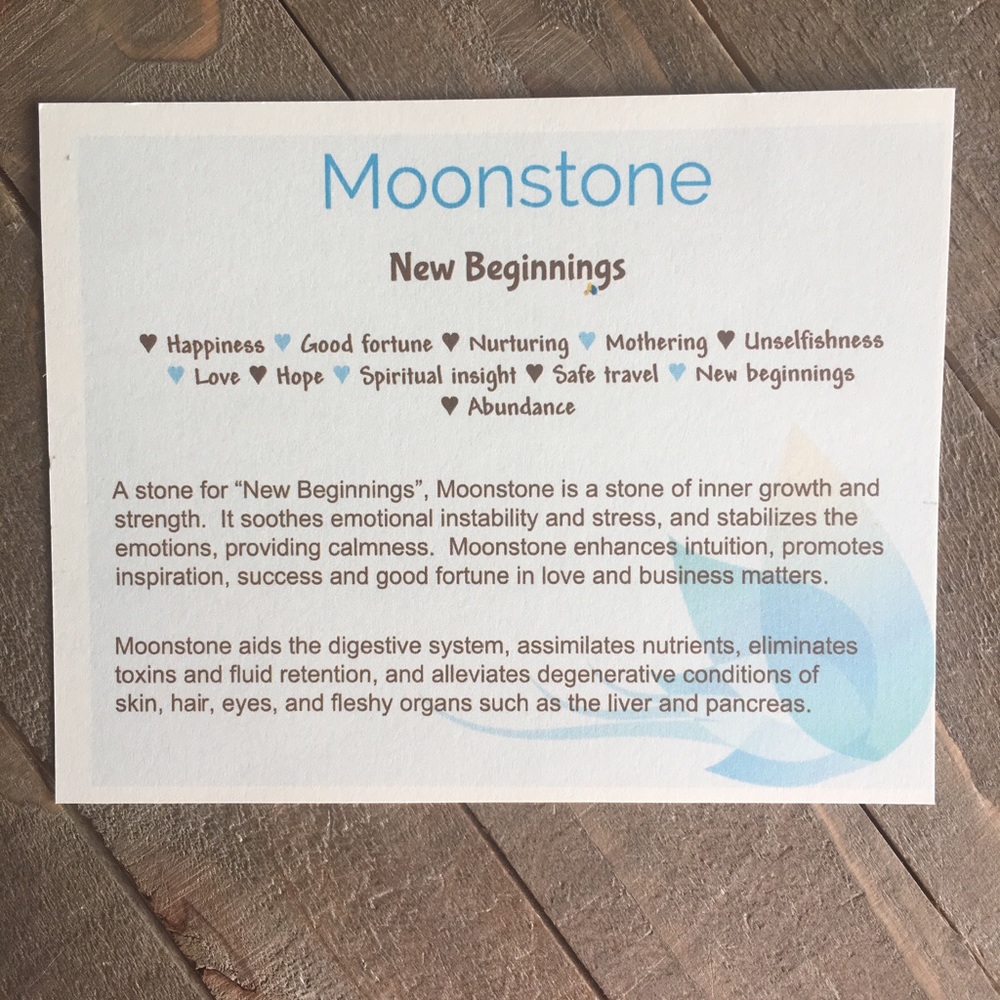 Moonstone and Green Jade Bracelet - Picture 4 of 4