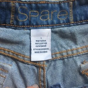 Spare Shorts - Spare Jean shorts ; size 7 Spare Shorts - Spare Jean shorts ; size 7