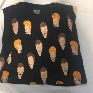 Forever 21 Beavis & Butthead Crop Top