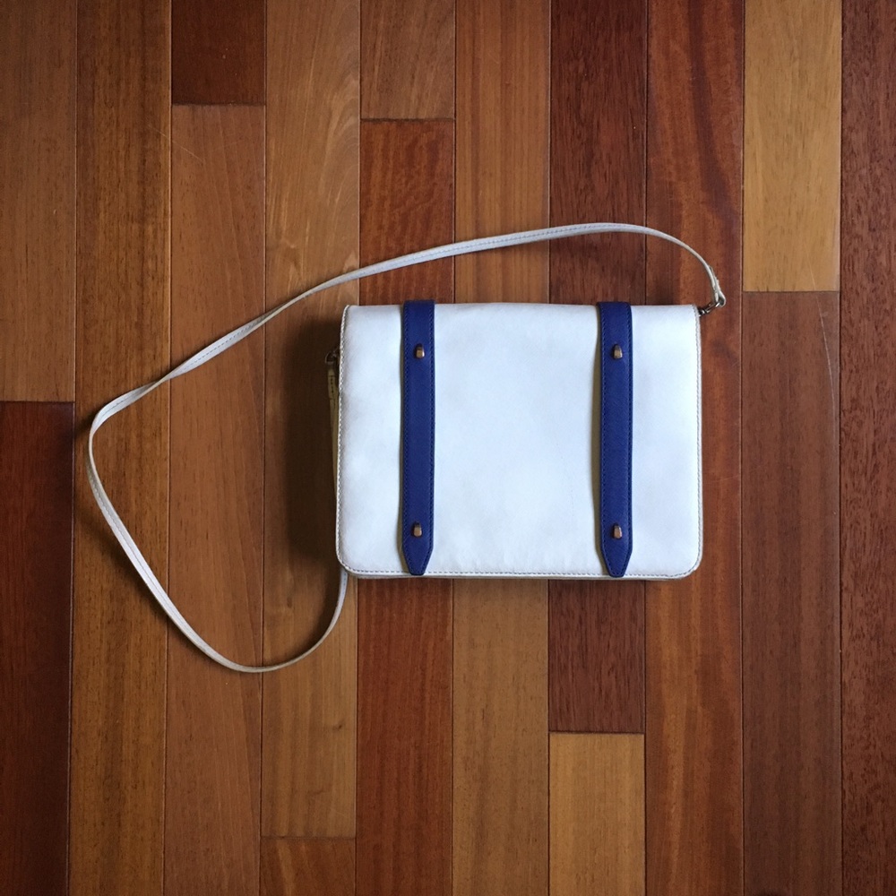 Botkier Blue & White Crossbody