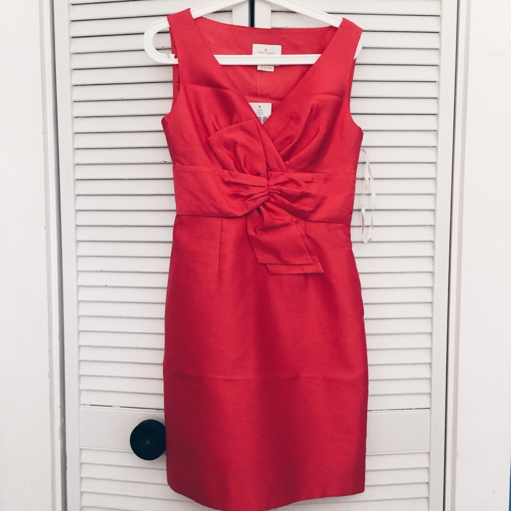 Kate Spade Salmon-Pink Cocktail Dress