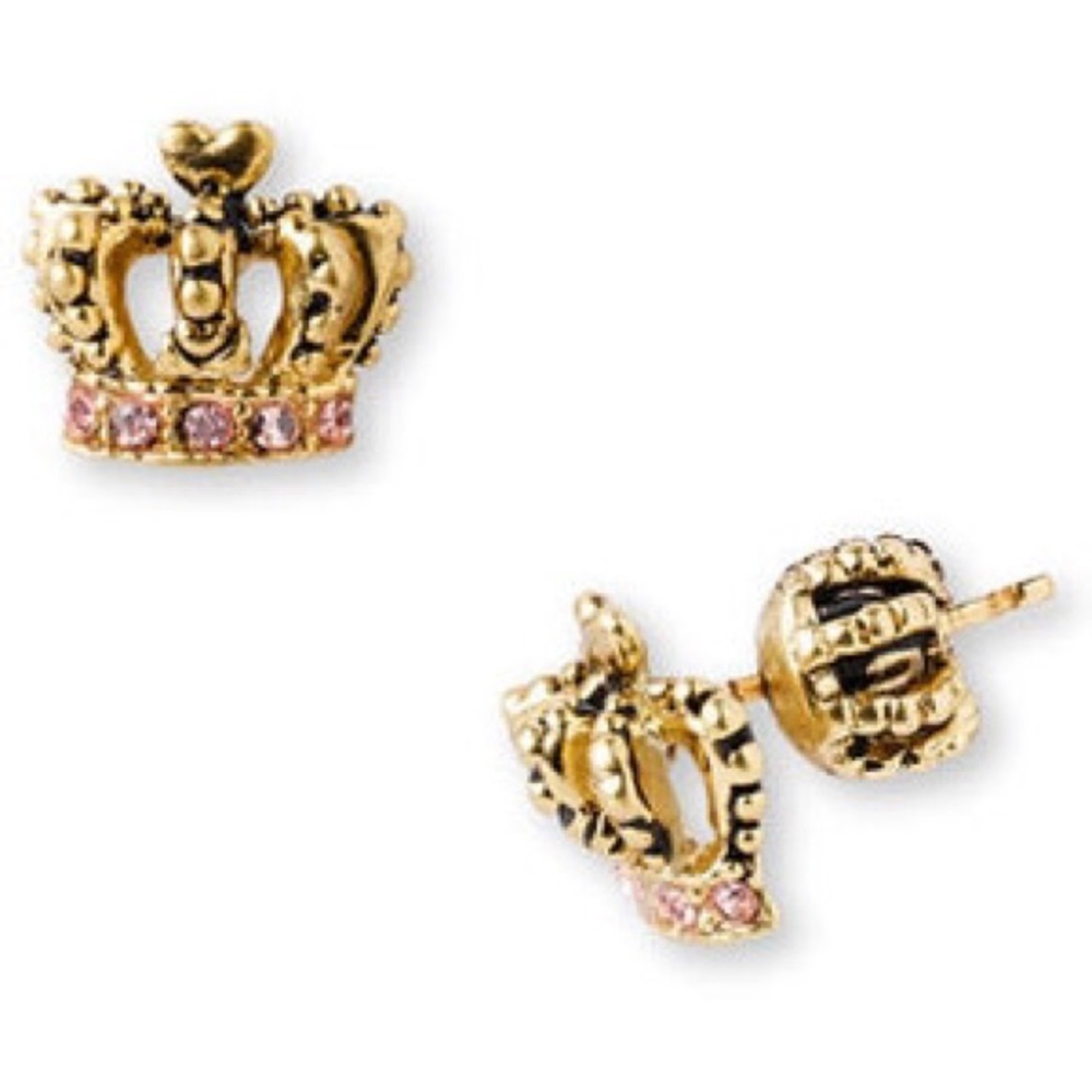 Juicy Couture Crown Earrings