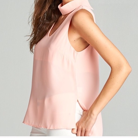 DNA couture Gorgeous choker blouse pink - Picture 2 of 6