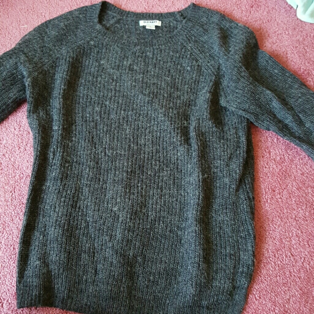 S Old Navy Sweater Grey Wool