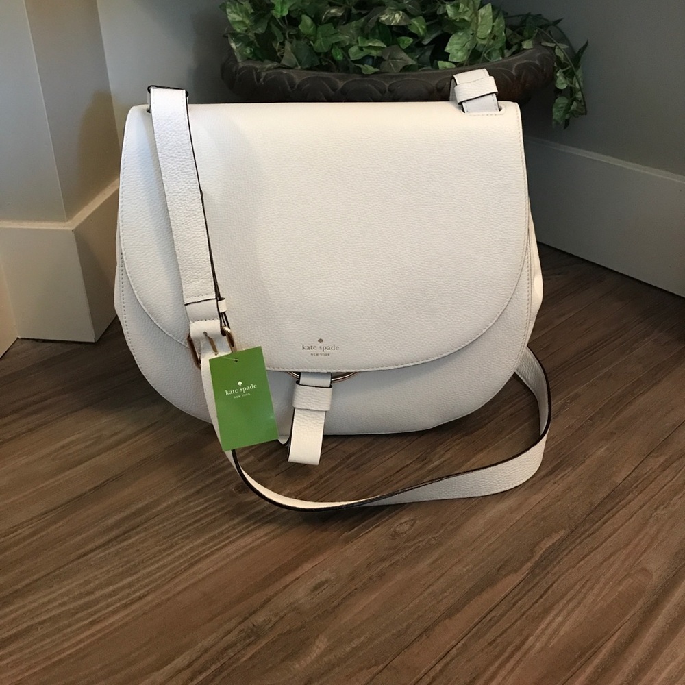 Brand new large white Kate Spade Kamille bag