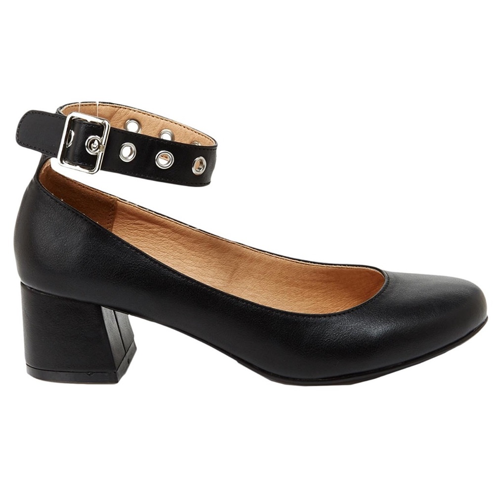 Ankle Wrap Chunky Heel Mary Jane Pump - Picture 6 of 6