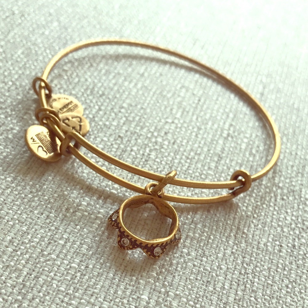 PRICE DROP**** Alex And Ani Gold Crown Bangle