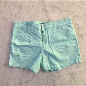 Aqua EUC shorts
