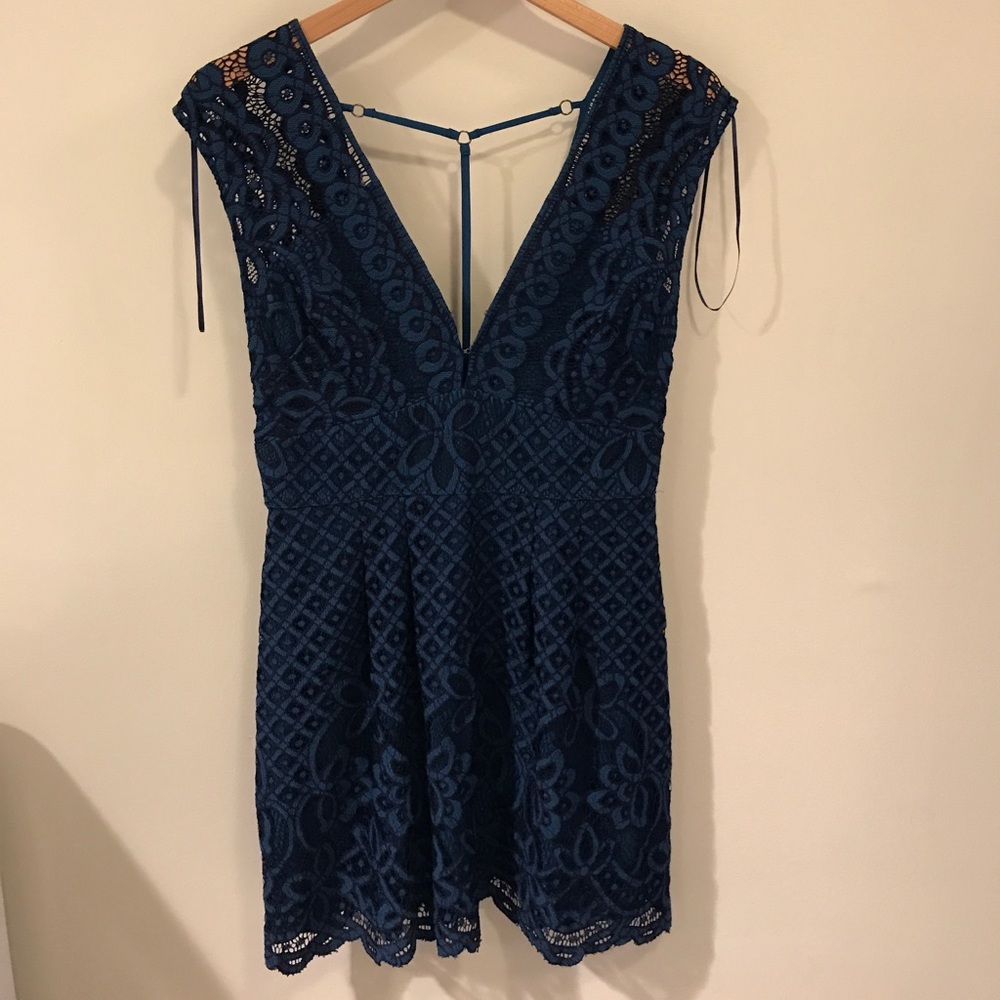 Free People One in a Million Dress Blue