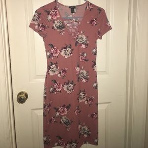 Floral Printed Fitted Dress