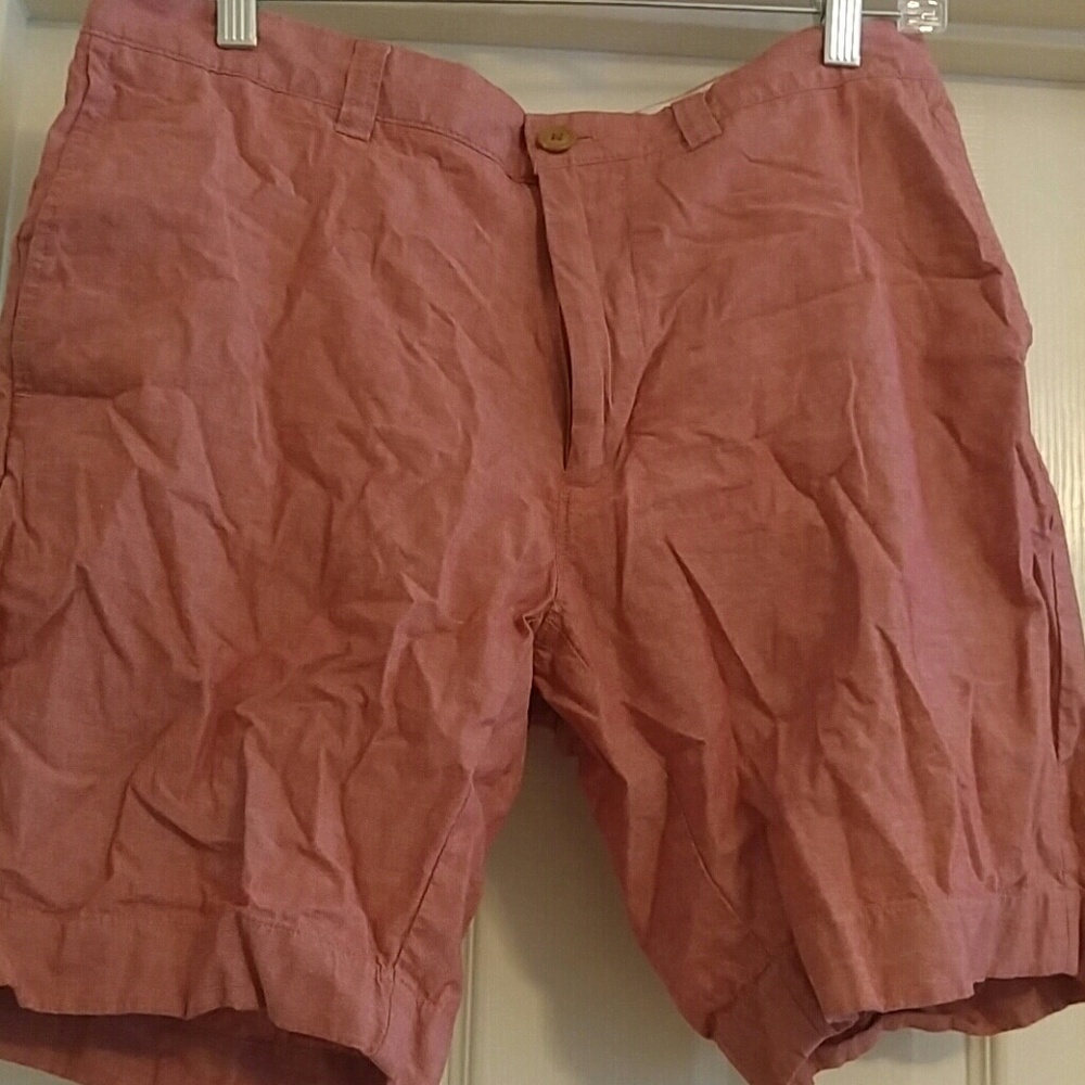 Mens 32w J crew red shorts worn once