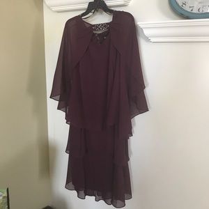 Burgundy MOB dress