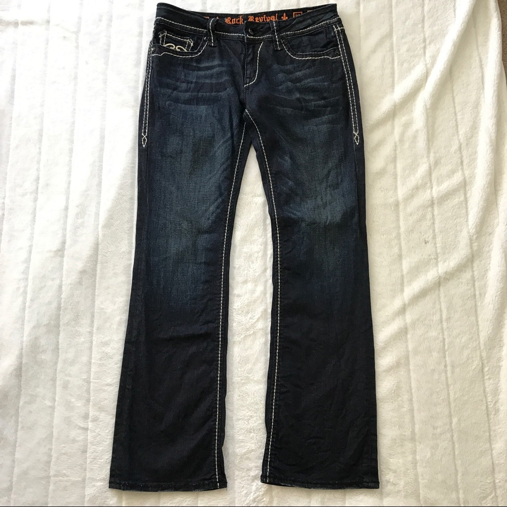 Rock Revival Jeans Eugenia Boot Stretch Size 33
