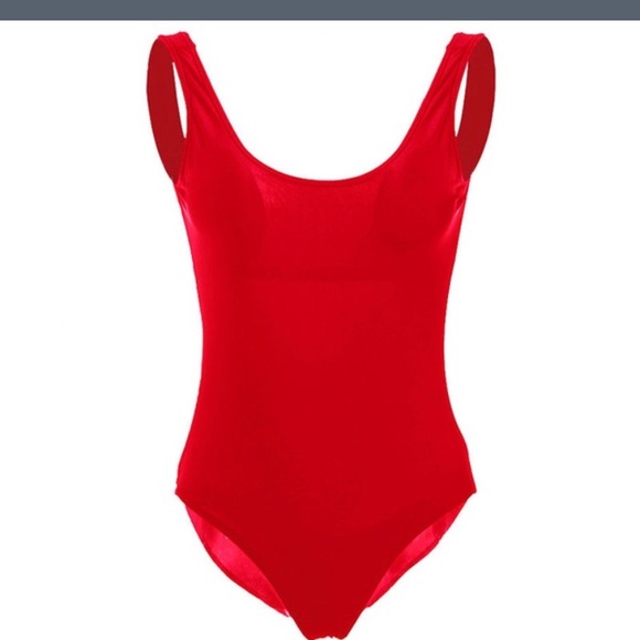 Other - Red Baywatch Type One Piece XL Bathing Suit