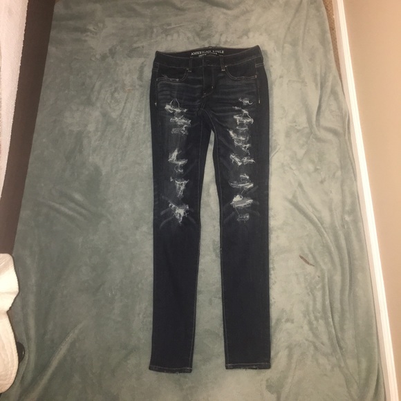 american eagle distressed jeans - Picture 1 of 5