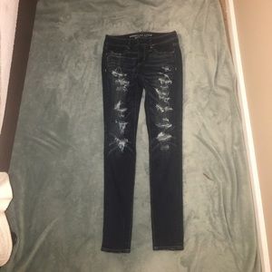 american eagle distressed jeans