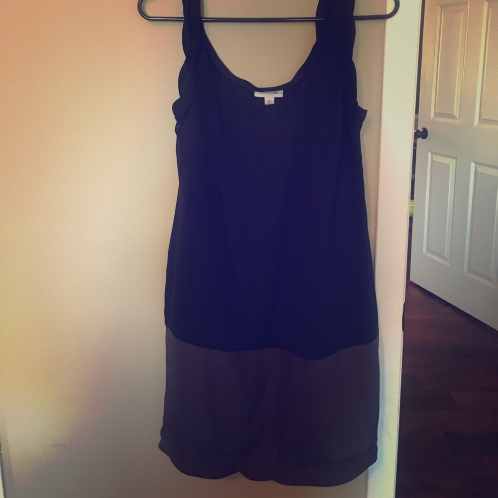 Very cute black and grey dress - size Med